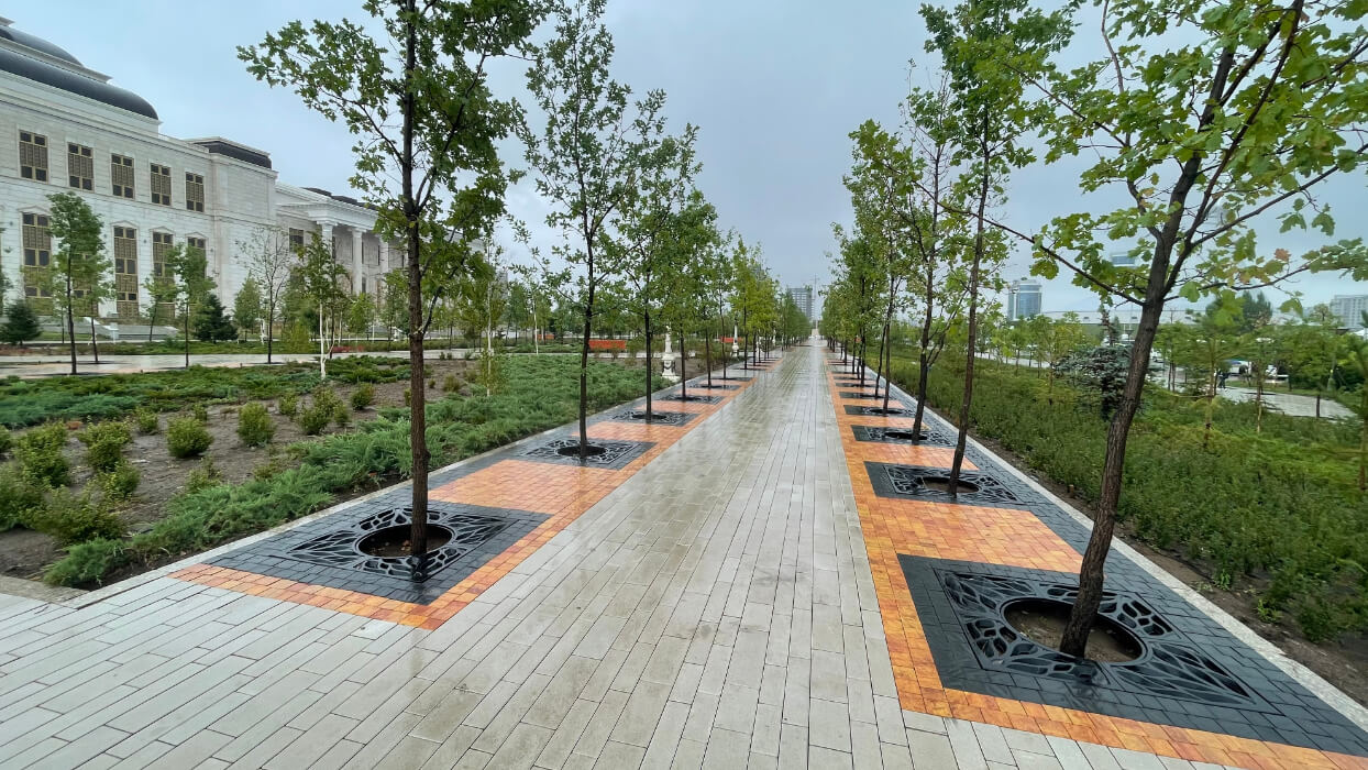 Приствольная решетка для дерева ZKING CRUST 1.2х1.2м Черная в Заринске фото