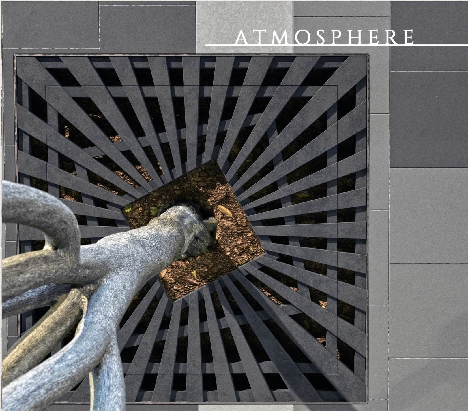 Приствольная решетка для дерева ZKING ATMOSPHERE 1.2х1.2м Черная в Заринске фото