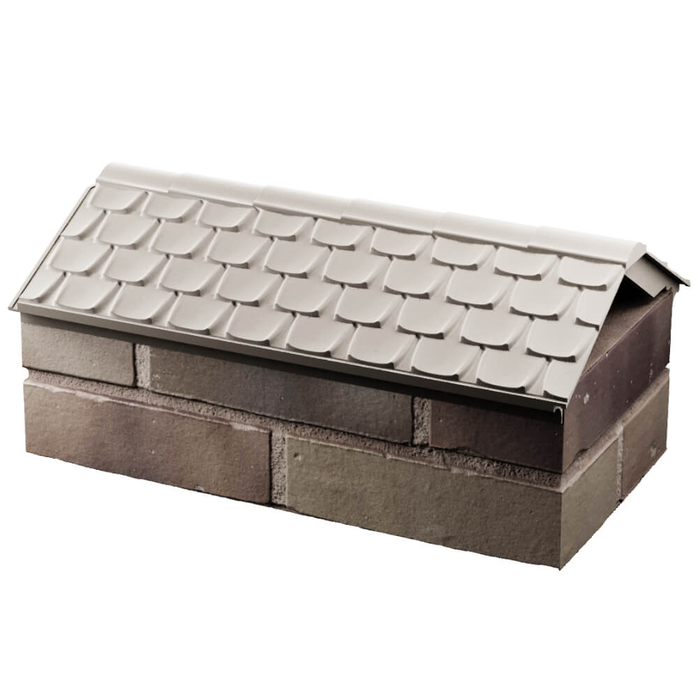 Парапет Zking Эльбрус Бежевый с посадкой на 1 кирпич (255мм) в Заринске фото