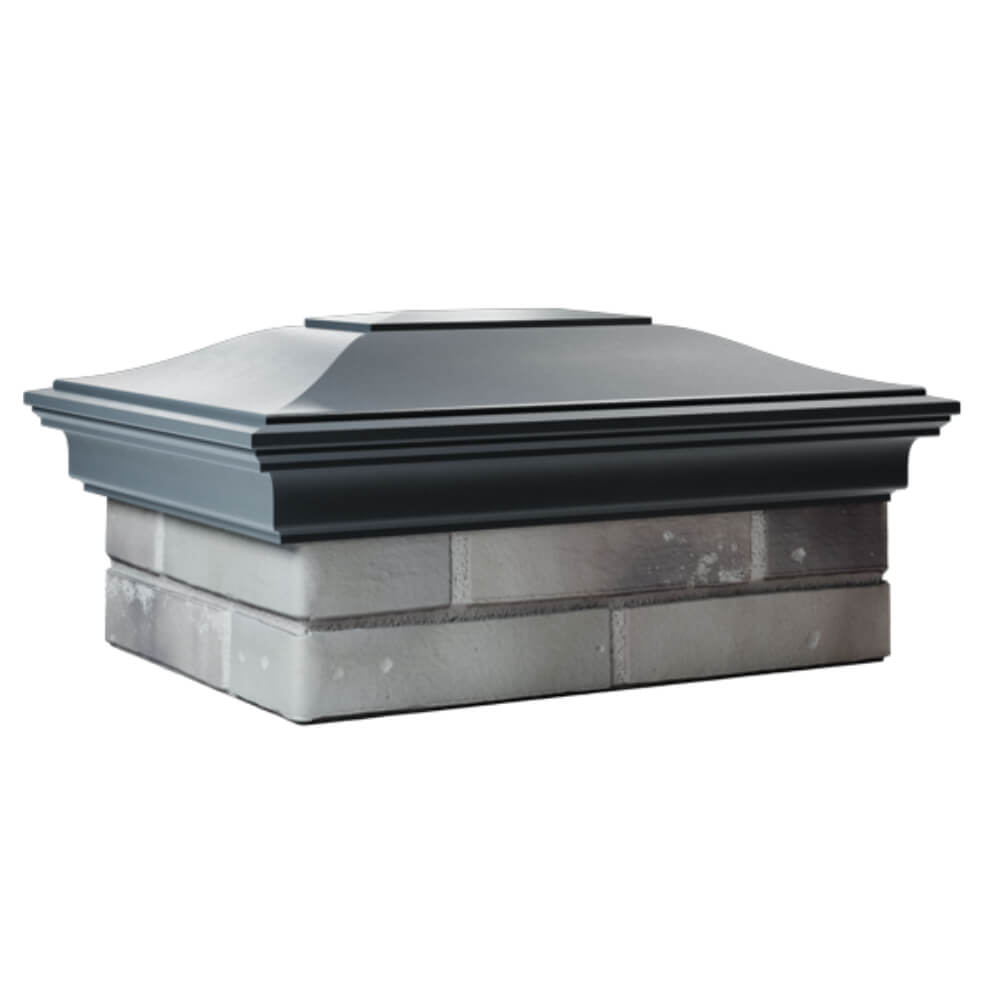 Колпак Zking Монблан Серый на столб 2х1.5 кирпича (515х385мм) в Заринске фото