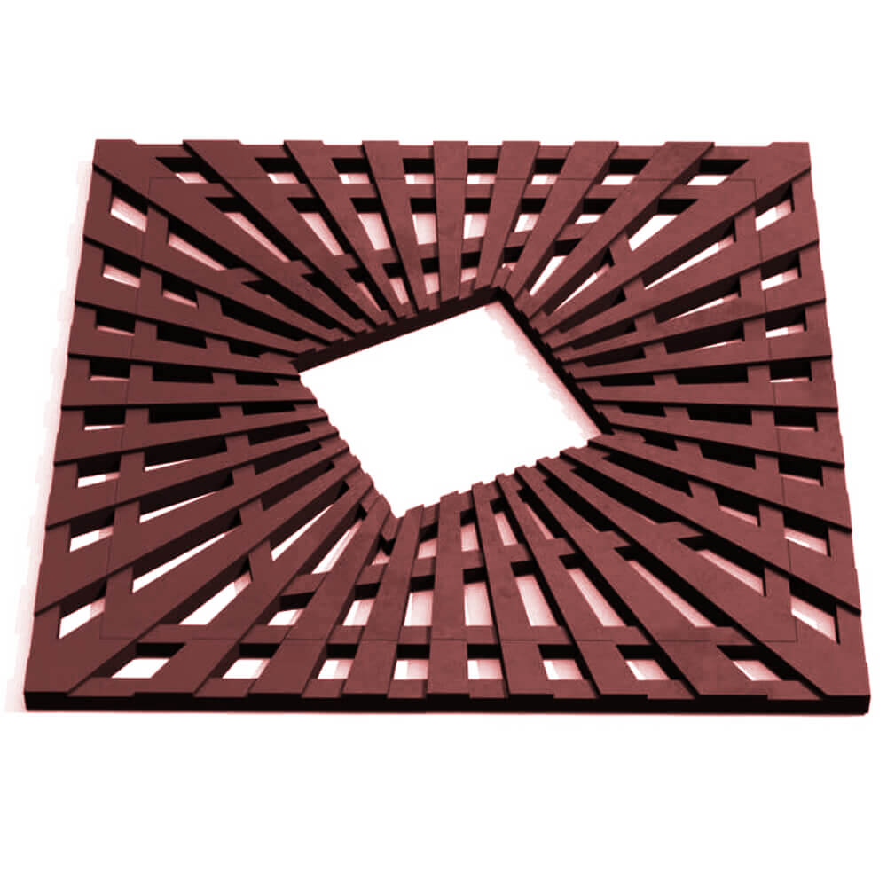 Приствольная решетка для дерева ZKING ATMOSPHERE 1.2х1.2м Коричневая Заринск фото