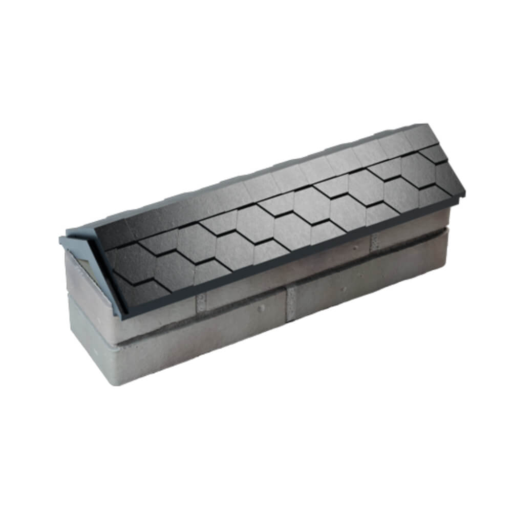 Парапет Zking Эверест Черный с посадкой на 0.5 кирпича (130мм) в Заринске фото