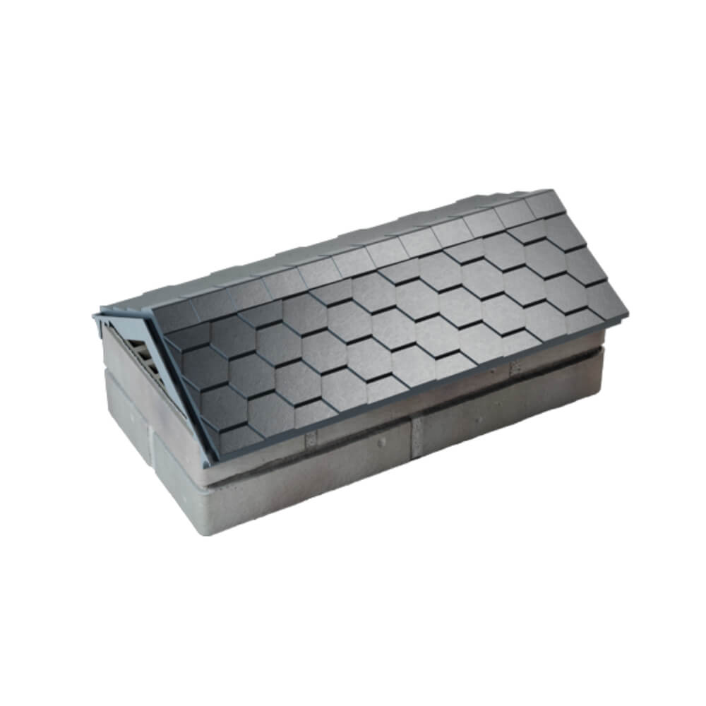 Парапет Zking Эверест Серый с посадкой на 1 кирпич (200/225/255мм) в Заринске фото