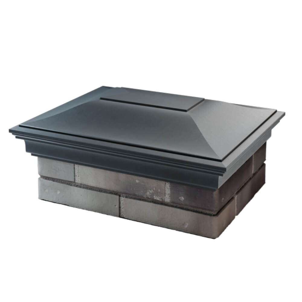 Колпак Zking Монблан Серый на столб 2х1.5 кирпича (515х385мм) в Заринске фото