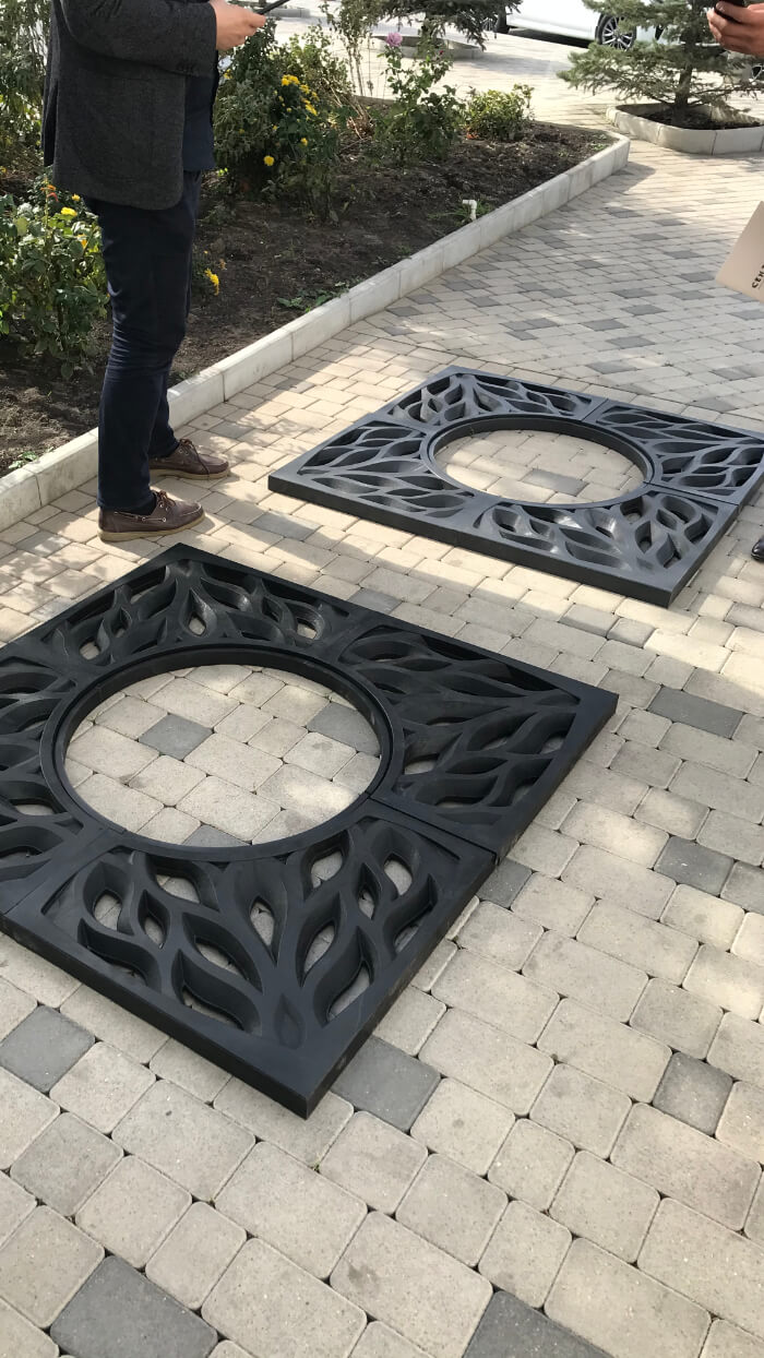 Приствольная решетка для дерева ZKING CRUST 1.2х1.2м Черная в Заринске фото