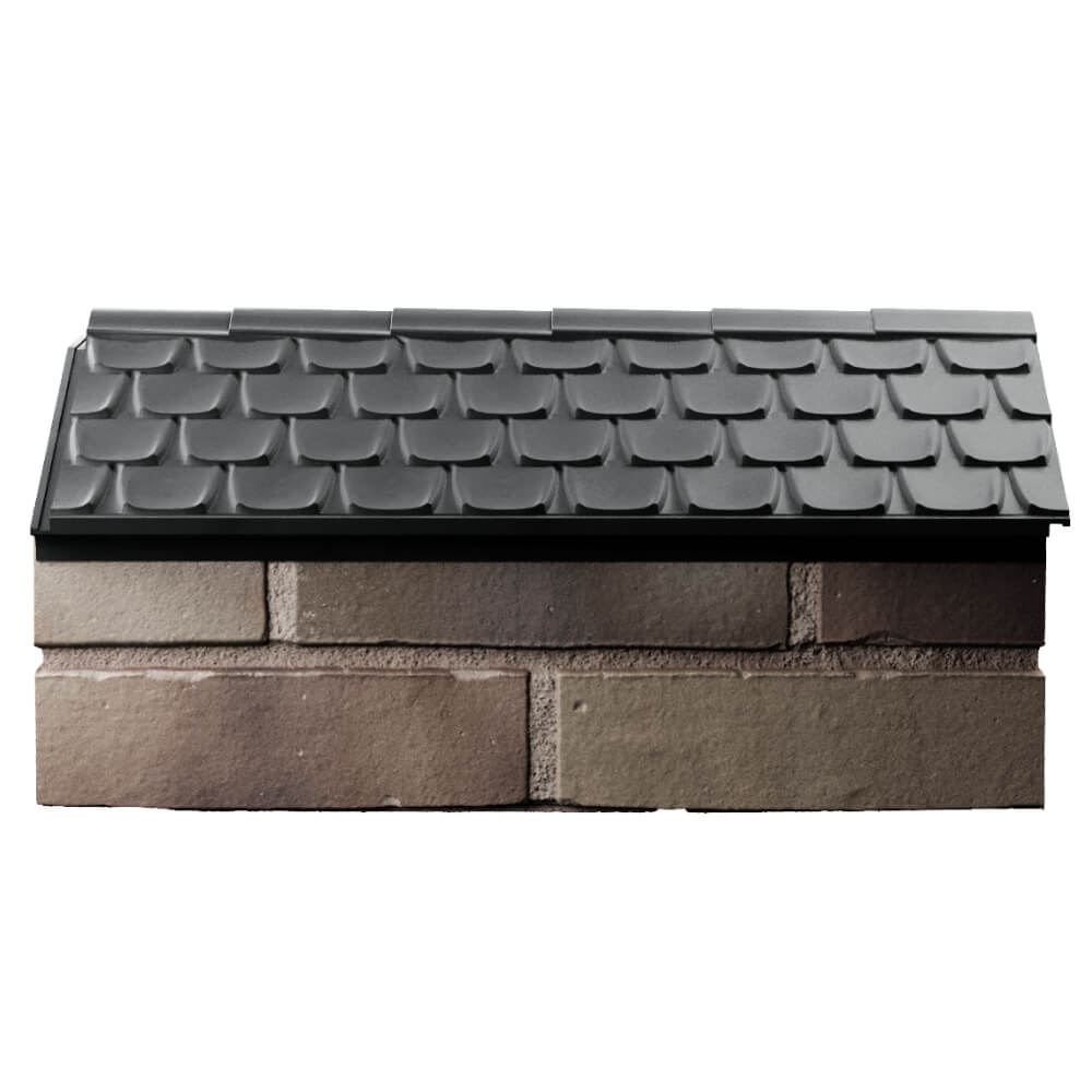 Парапет Zking Эльбрус Серый с посадкой на 1 кирпич (255мм) в Заринске фото