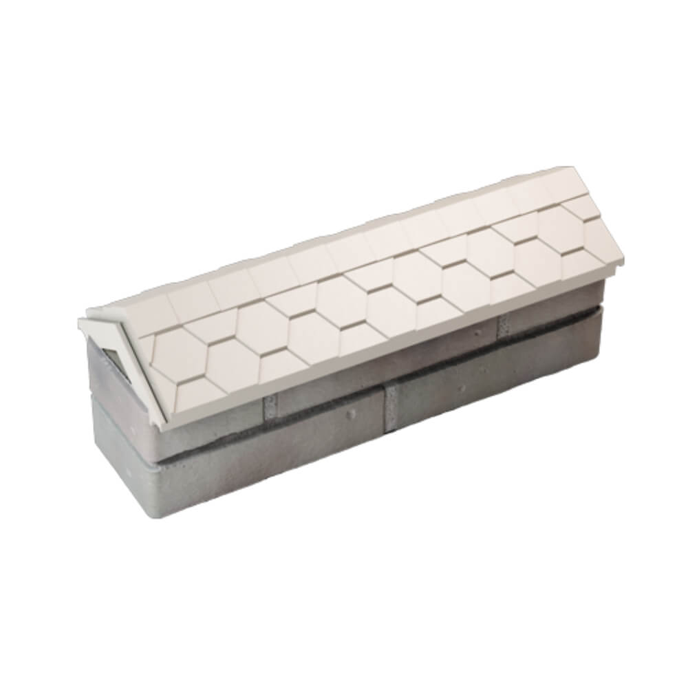 Парапет Zking Эверест Бежевый с посадкой на 0.5 кирпича (130мм) в Заринске фото