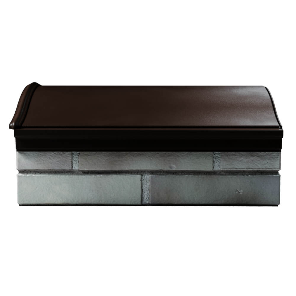 Парапет Zking Монблан Коричневый посадка на 1.5 кирпича (355/385мм) в Заринске фото