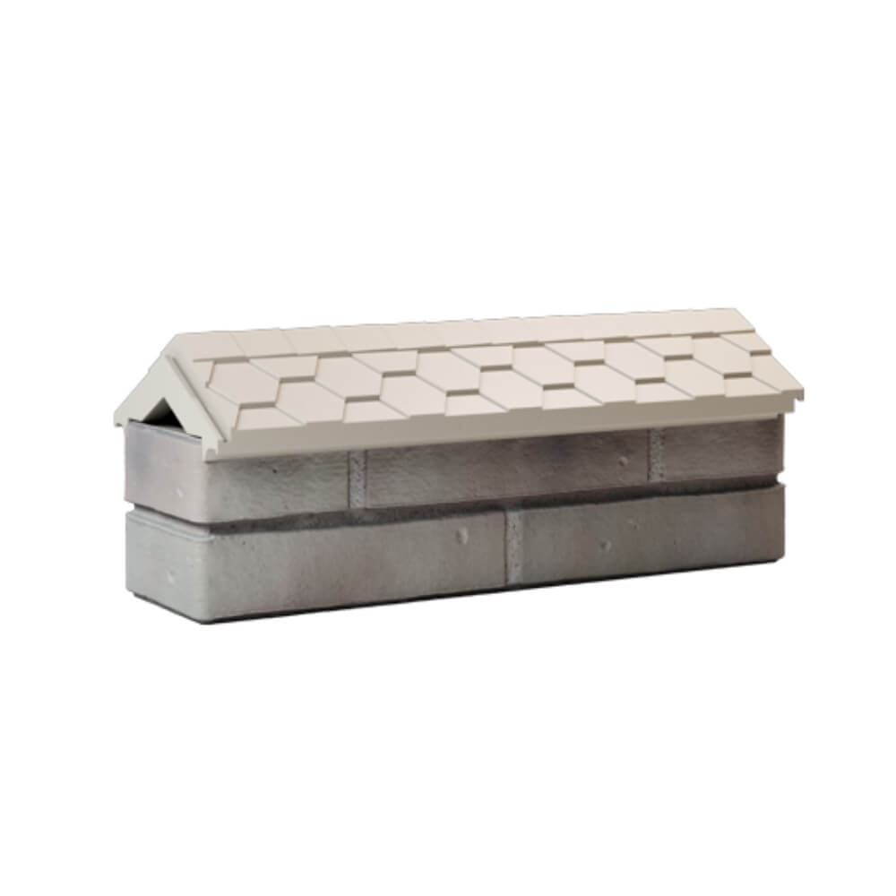 Парапет Zking Эверест Бежевый с посадкой на 0.5 кирпича (130мм) Заринск фото