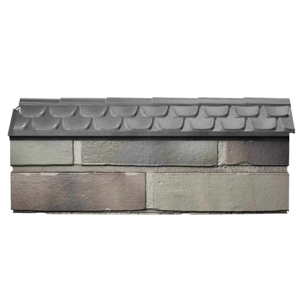 Парапет Zking Эльбрус Серый с посадкой на 0.5 кирпича (130мм) в Заринске фото