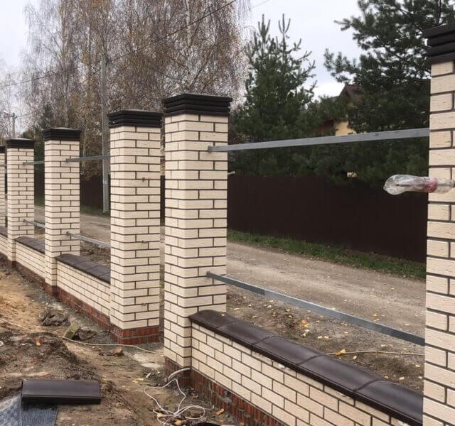 Колпак Zking Бона ХайТек Коричневый на столб 1.5х1.5 кирпича (385х385мм) в Заринске фото