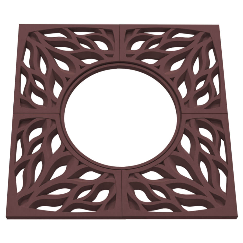 Приствольная решетка для дерева ZKING CRUST 1.2х1.2м Коричневая в Заринске фото