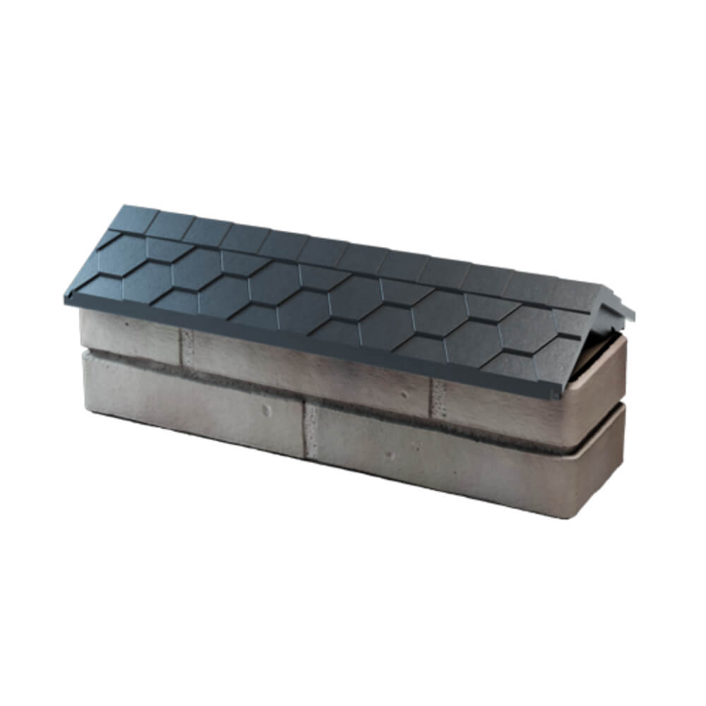 Парапет Zking Эверест Серый с посадкой на 0.5 кирпича (130мм) в Заринске фото