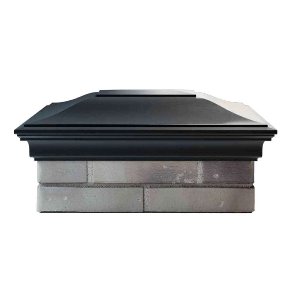 Колпак Zking Монблан Черный на столб 2х1.5 кирпича (515х385мм) в Заринске фото