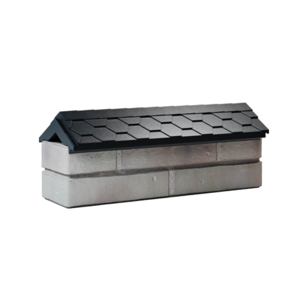 Парапет Zking Эверест Черный с посадкой на 0.5 кирпича (130мм) Заринск фото