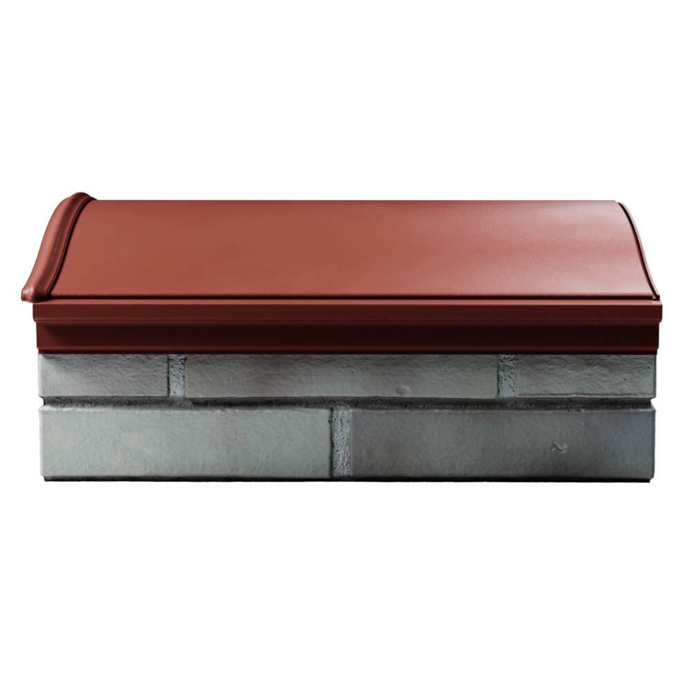 Парапет Zking Монблан Красный посадка на 1.5 кирпича (355/385мм) в Заринске фото