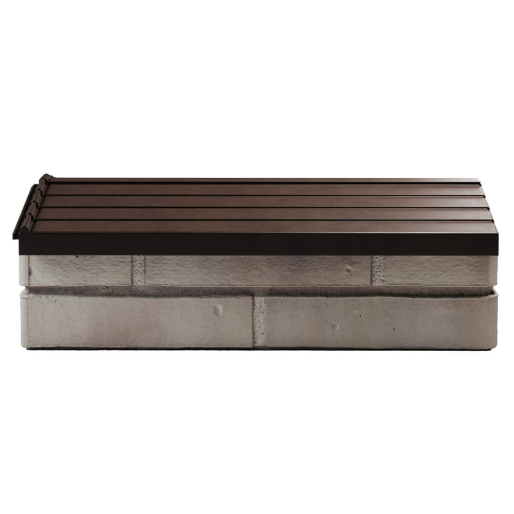 Парапет Zking Бона ХайТек Коричневый с посадкой на 1 кирпич (200/225/255мм) в Заринске фото