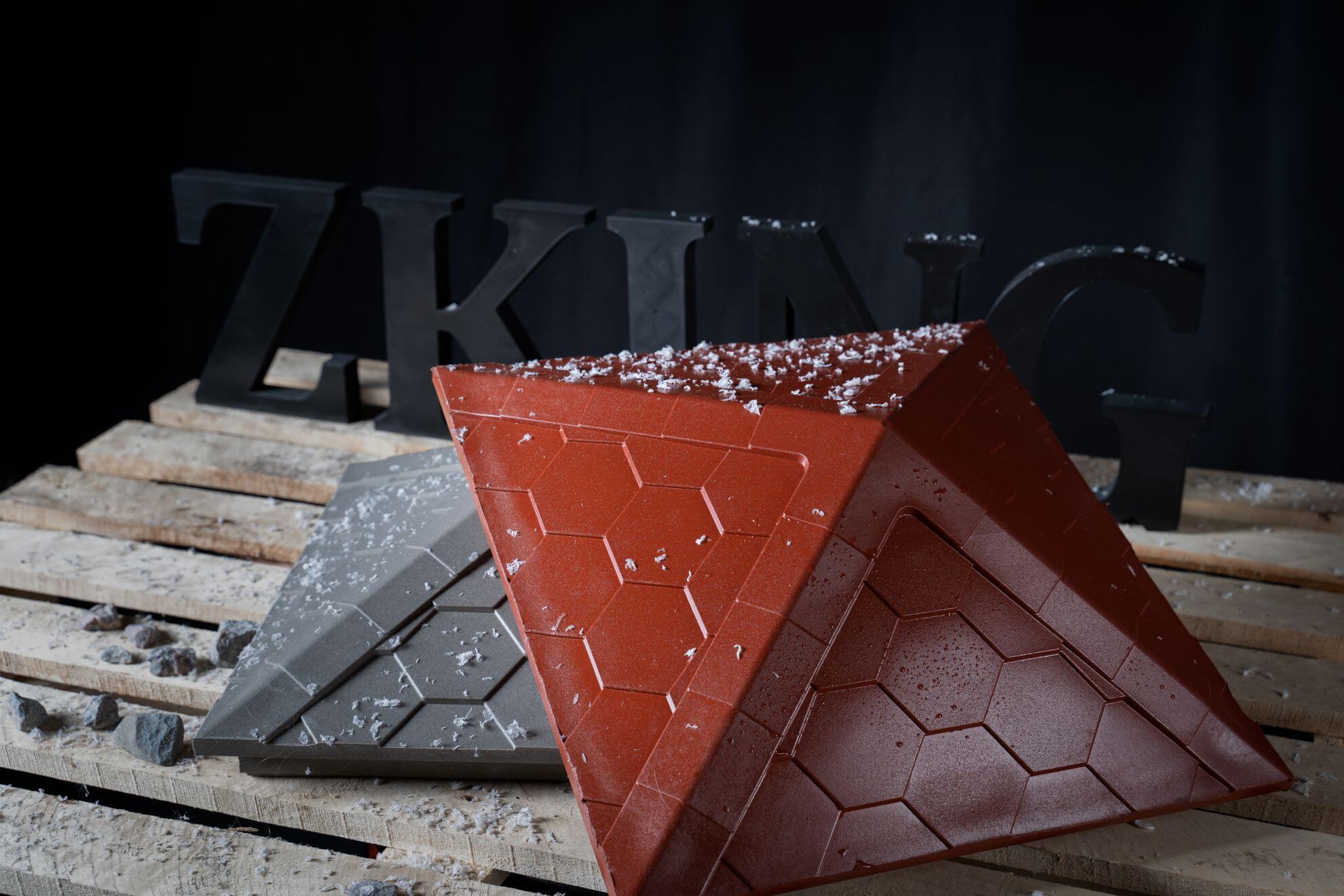 Колпак Zking Эверест Красный на столб 1.5х1.5 кирпича (390х390мм) в Заринске фото