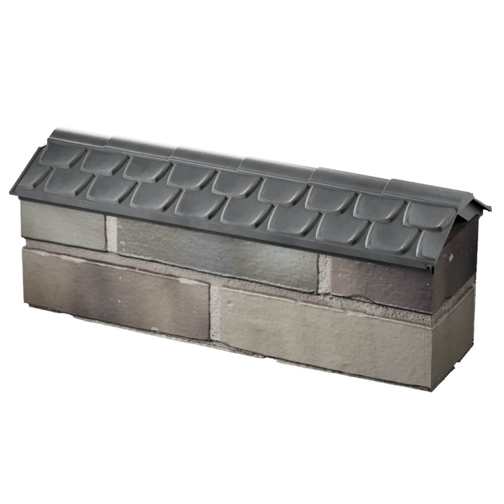 Парапет Zking Эльбрус Серый с посадкой на 0.5 кирпича (130мм) в Заринске фото