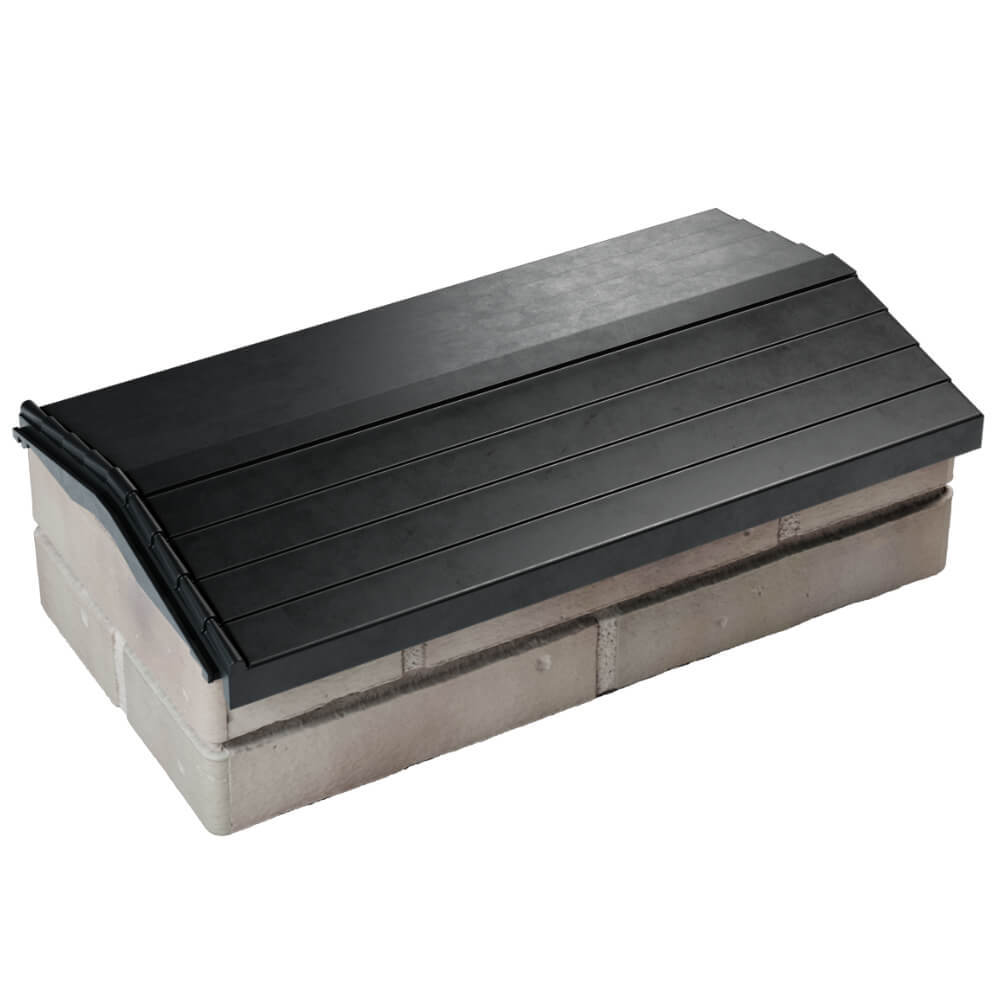 Парапет Zking Бона ХайТек Черный с посадкой на 1 кирпич (200/225/255мм) в Заринске фото