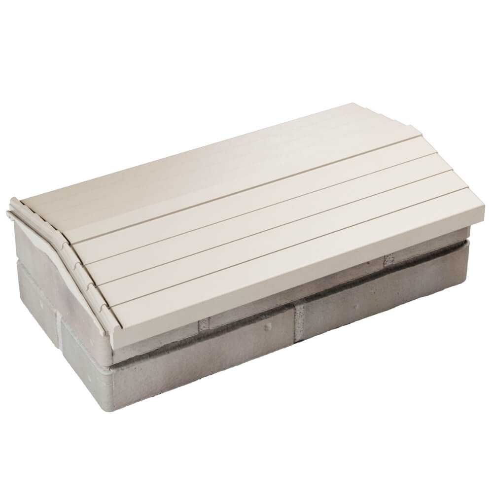 Парапет Zking Бона ХайТек Бежевый с посадкой на 1 кирпич (200/225/255мм) в Заринске фото