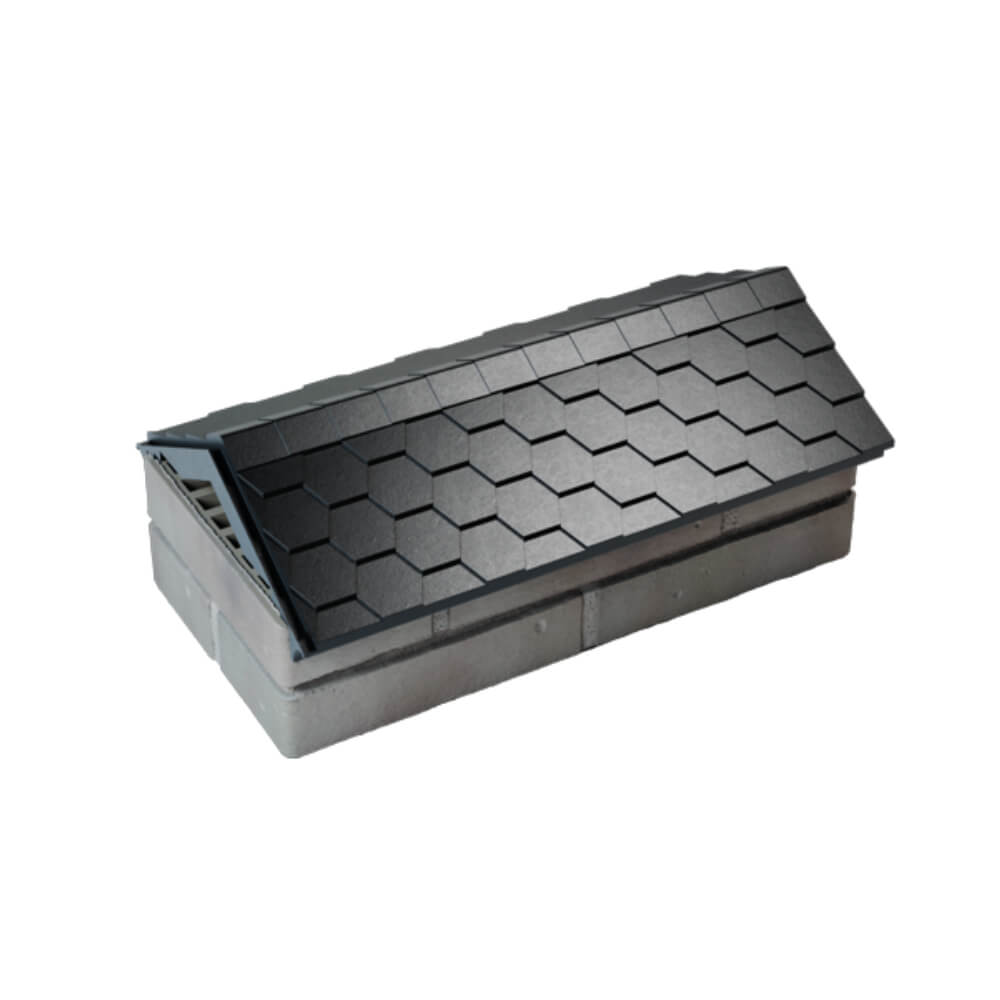 Парапет Zking Эверест Черный с посадкой на 1 кирпич (200/225/255мм) в Заринске фото