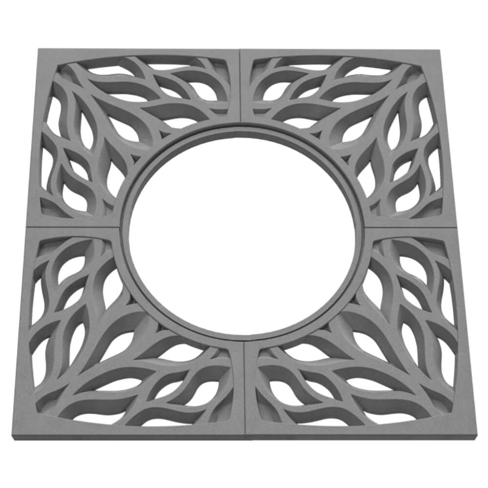 Приствольная решетка для дерева ZKING CRUST 1.2х1.2м Серая в Заринске фото