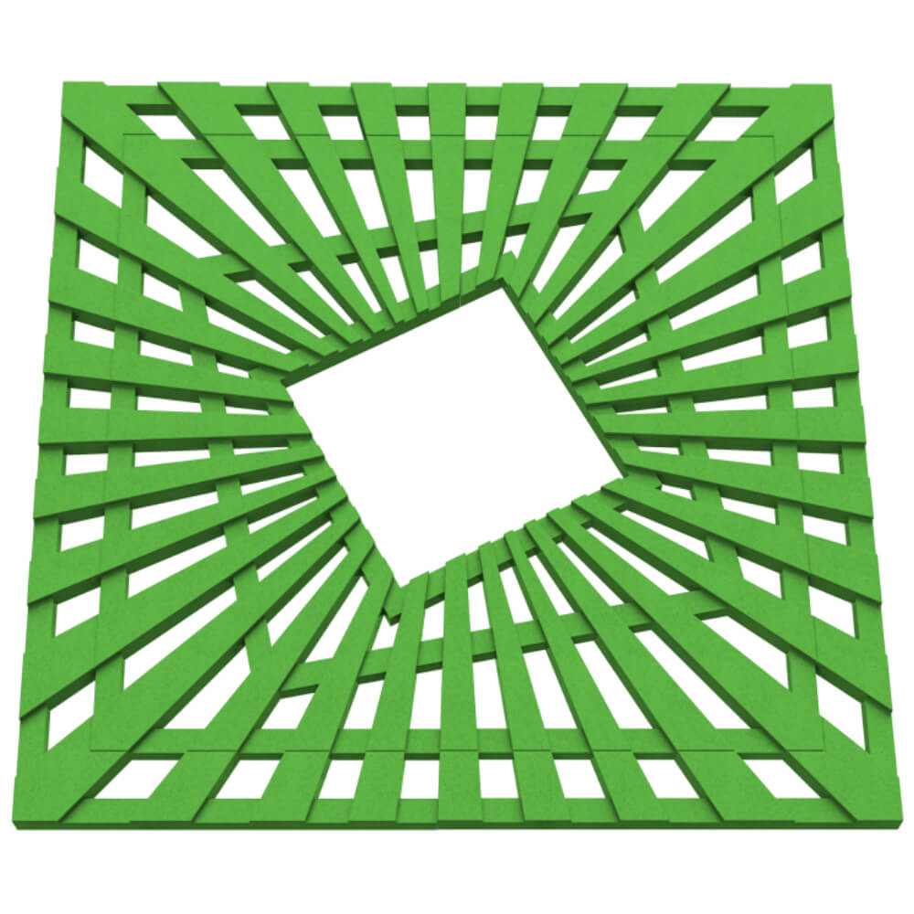 Приствольная решетка для дерева ZKING ATMOSPHERE 1.2х1.2м Зеленая в Заринске фото