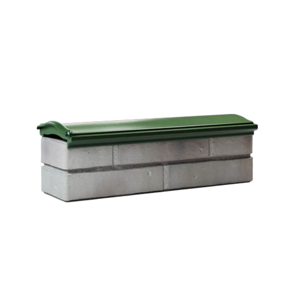 Парапет Zking Монблан Зеленый посадка на 0.5 кирпича (130мм) Заринск фото