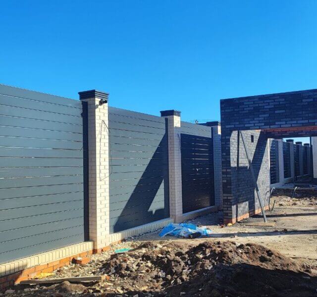 Колпак Zking Бона ХайТек Серый на столб 1.5х1.5 кирпича (385х385мм) в Заринске фото