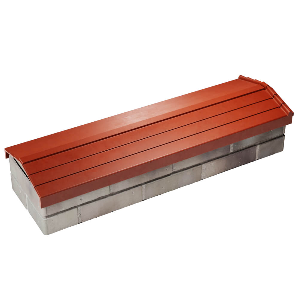 Парапет Zking Бона ХайТек Красный посадка на 0.5 кирпича (130мм) в Заринске фото