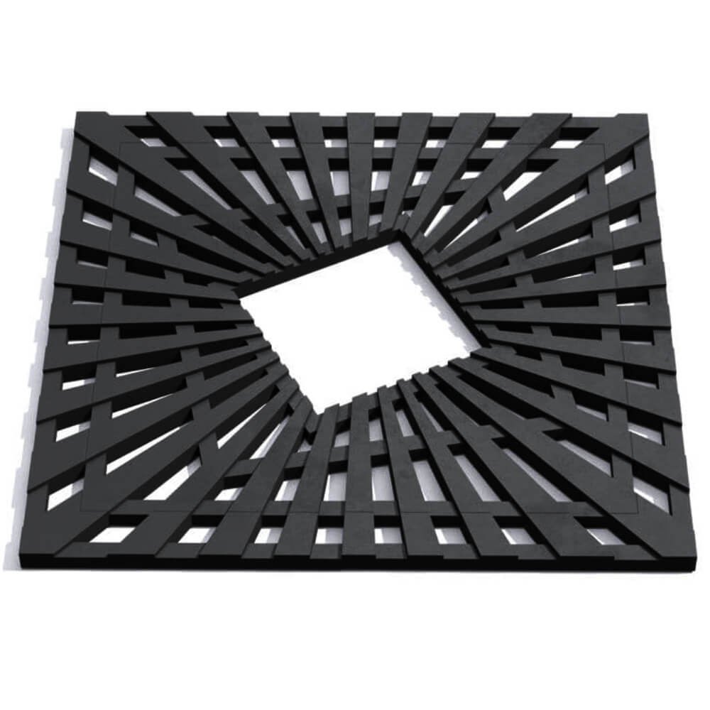 Приствольная решетка для дерева ZKING ATMOSPHERE 1.2х1.2м Черная Заринск фото