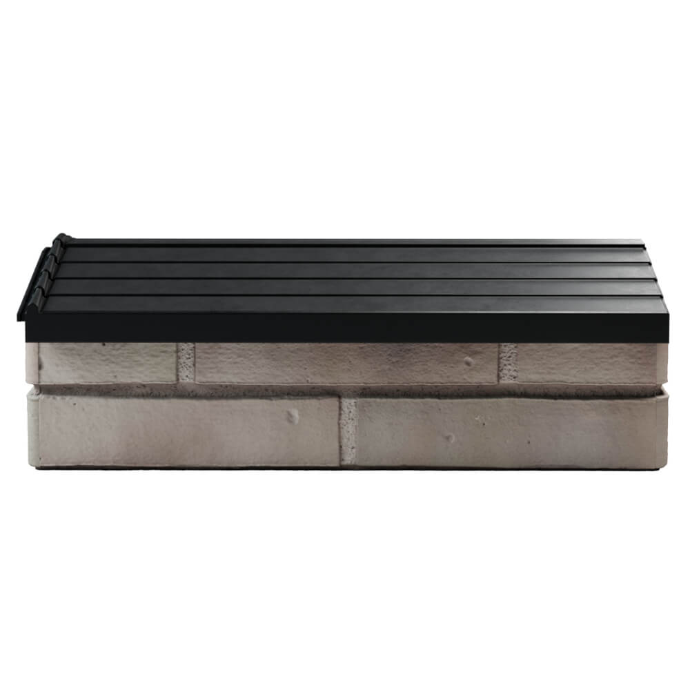 Парапет Zking Бона ХайТек Черный с посадкой на 1 кирпич (200/225/255мм) в Заринске фото