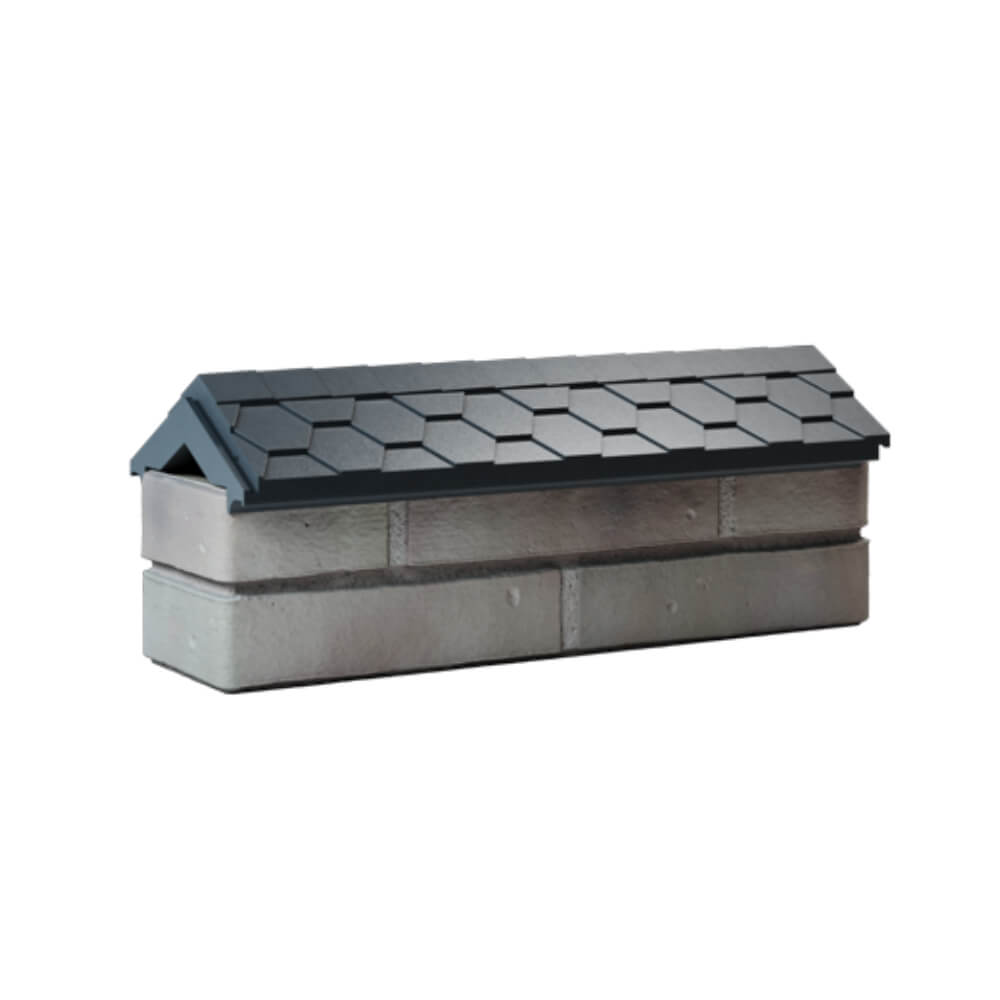 Парапет Zking Эверест Серый с посадкой на 0.5 кирпича (130мм) Заринск фото