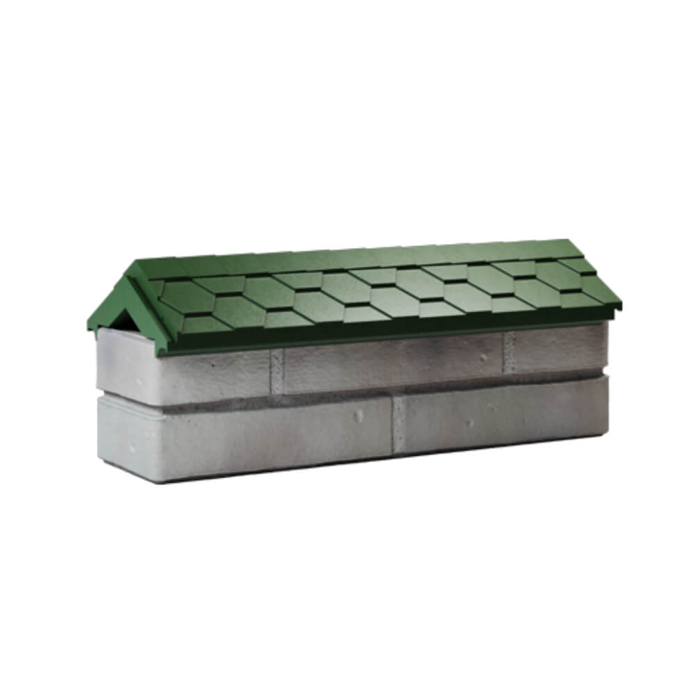 Парапет Zking Эверест Зеленый с посадкой на 0.5 кирпича (130мм) Заринск фото