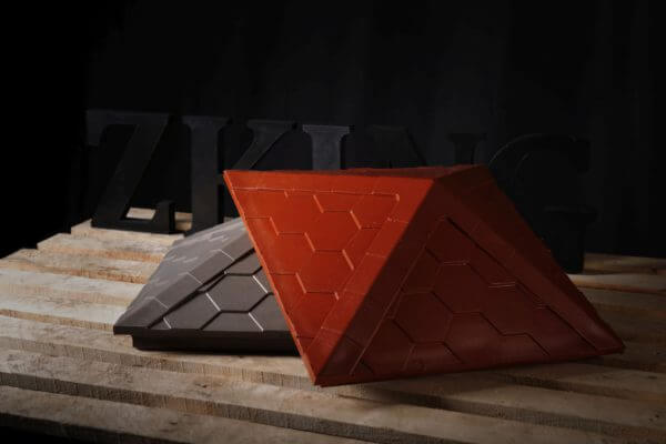 Колпак Zking Эверест Красный на столб 1.5х1.5 кирпича (390х390мм) в Заринске фото