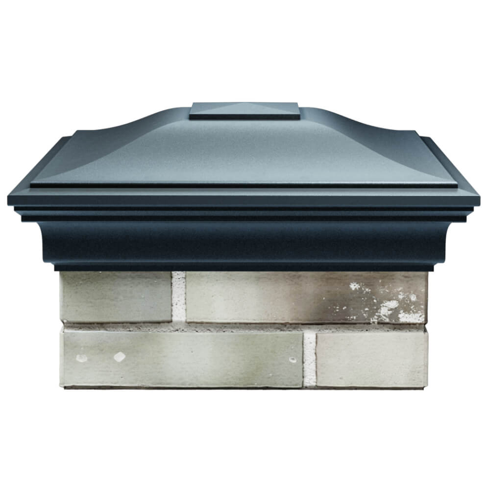 Колпак Zking Монблан Серый на столб 1.5х1.5 кирпича (385х385мм) Заринск фото