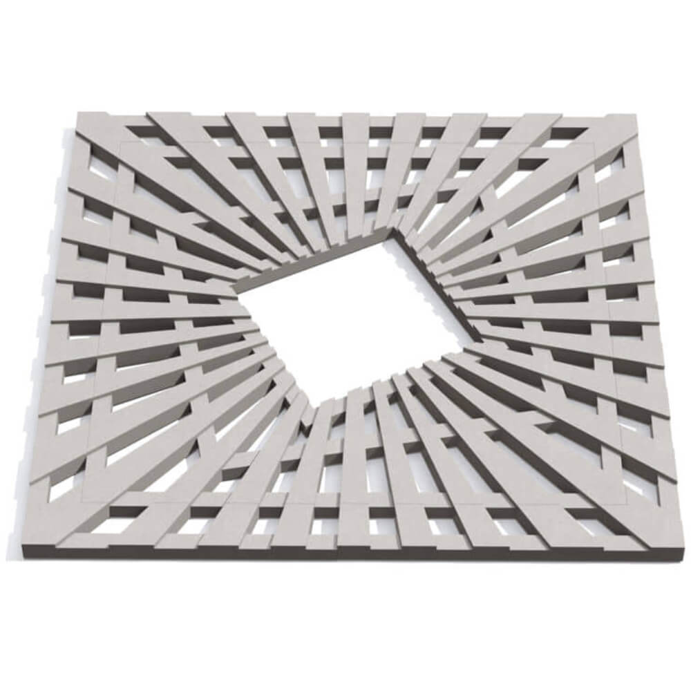 Приствольная решетка для дерева ZKING ATMOSPHERE 1.2х1.2м Бежевая Заринск фото