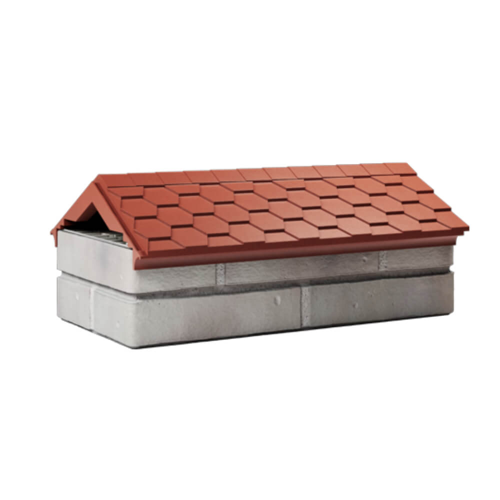 Парапет Zking Эверест Красный с посадкой на 1 кирпич (200/225/255мм) Заринск фото