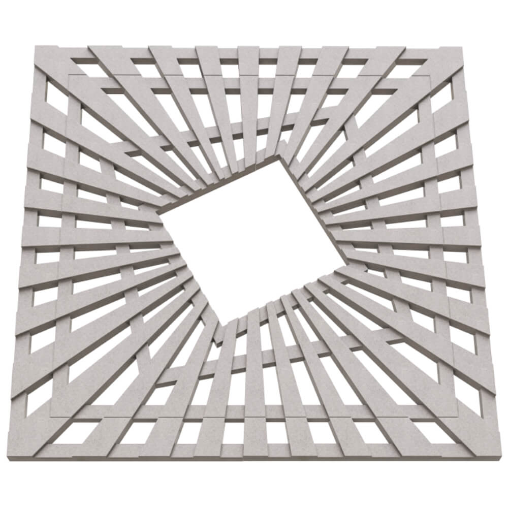 Приствольная решетка для дерева ZKING ATMOSPHERE 1.2х1.2м Бежевая в Заринске фото