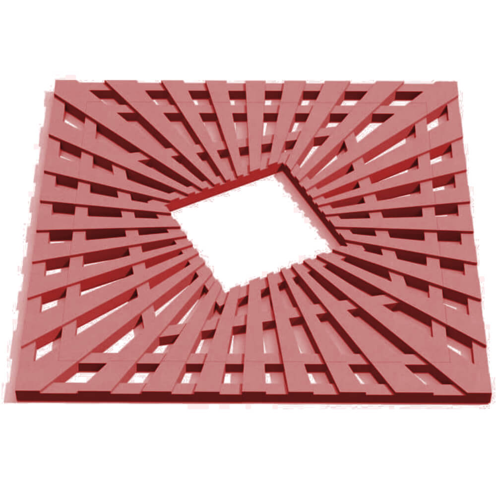 Приствольная решетка для дерева ZKING ATMOSPHERE 1.2х1.2м Красная Заринск фото