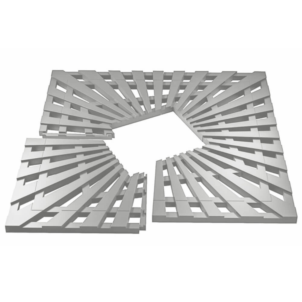 Приствольная решетка для дерева ZKING ATMOSPHERE 1.2х1.2м Бежевая в Заринске фото