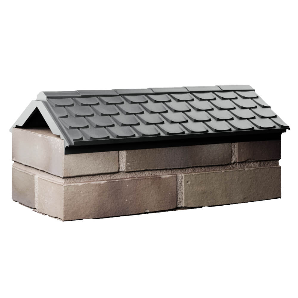 Парапет Zking Эльбрус Серый с посадкой на 1 кирпич (255мм) Заринск фото