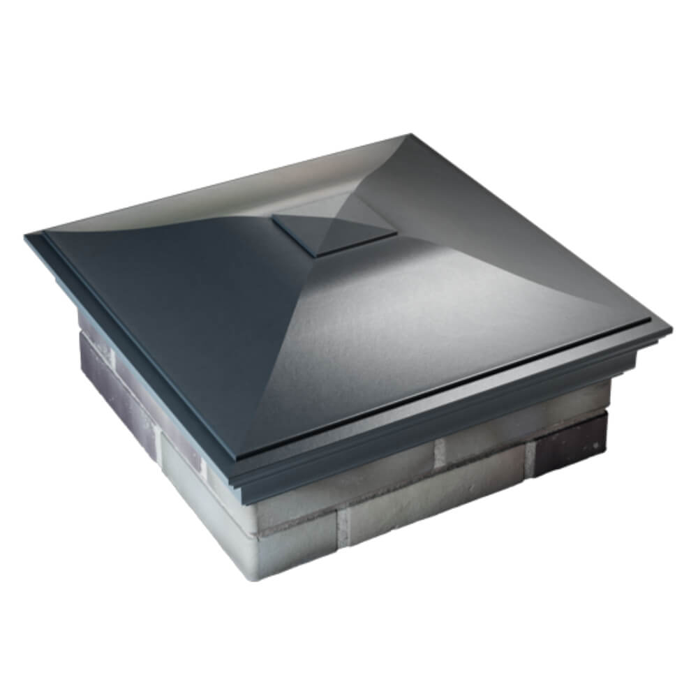 Колпак Zking Монблан Серый на столб 2х2 кирпича (515х515мм) Заринск фото