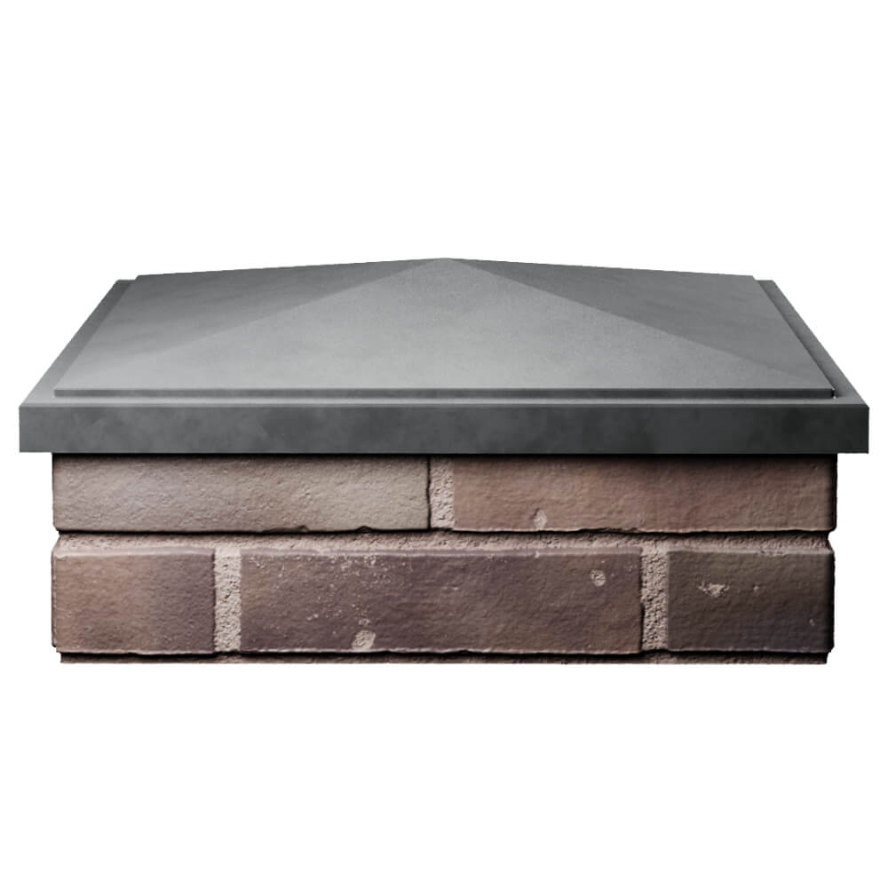 Колпак Zking БонаМоно Серый на столб 2х2 кирпича (515х515, 530х530мм) Заринск фото