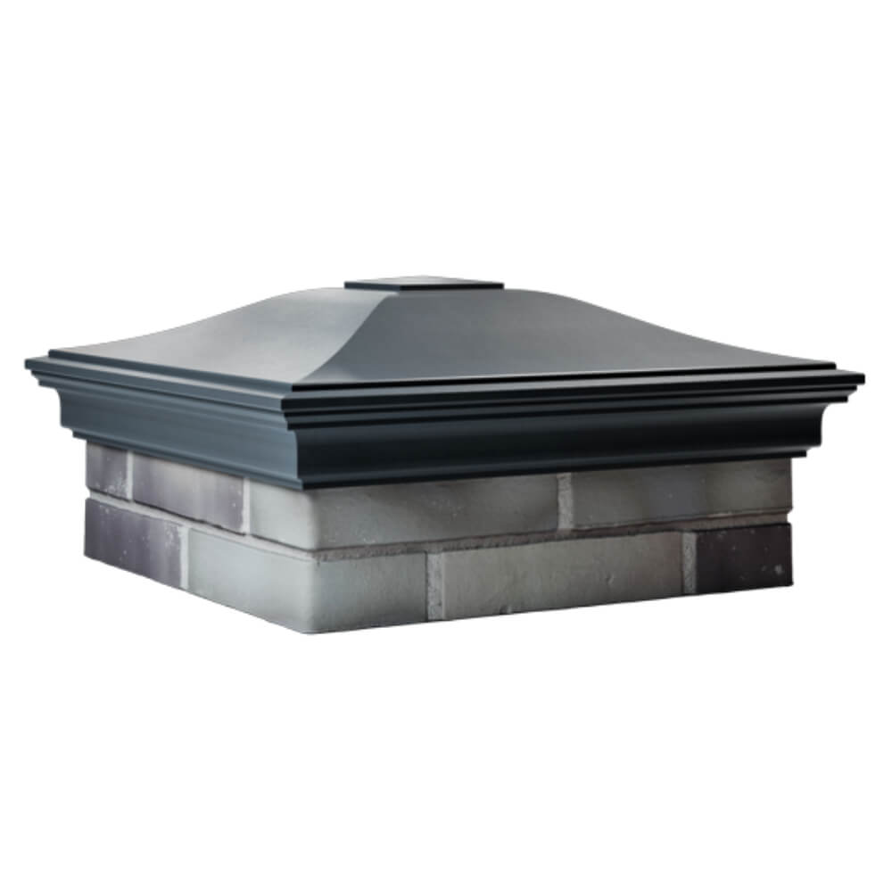 Колпак Zking Монблан Серый на столб 2х2 кирпича (515х515мм) в Заринске фото