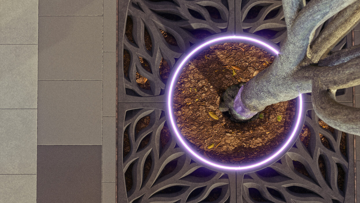 Приствольная решетка для дерева ZKING CRUST 1.2х1.2м Черная в Заринске фото