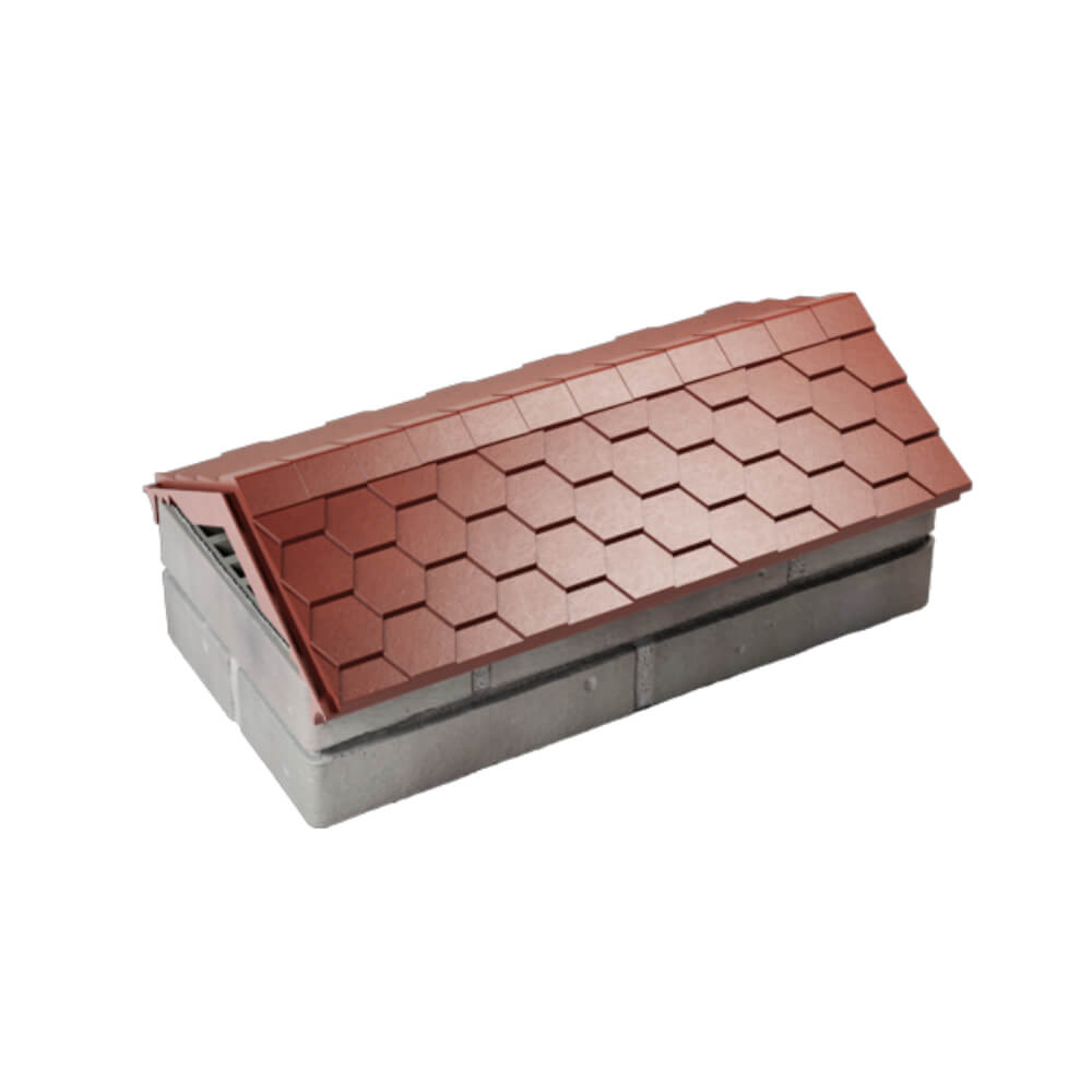 Парапет Zking Эверест Красный с посадкой на 1 кирпич (200/225/255мм) в Заринске фото