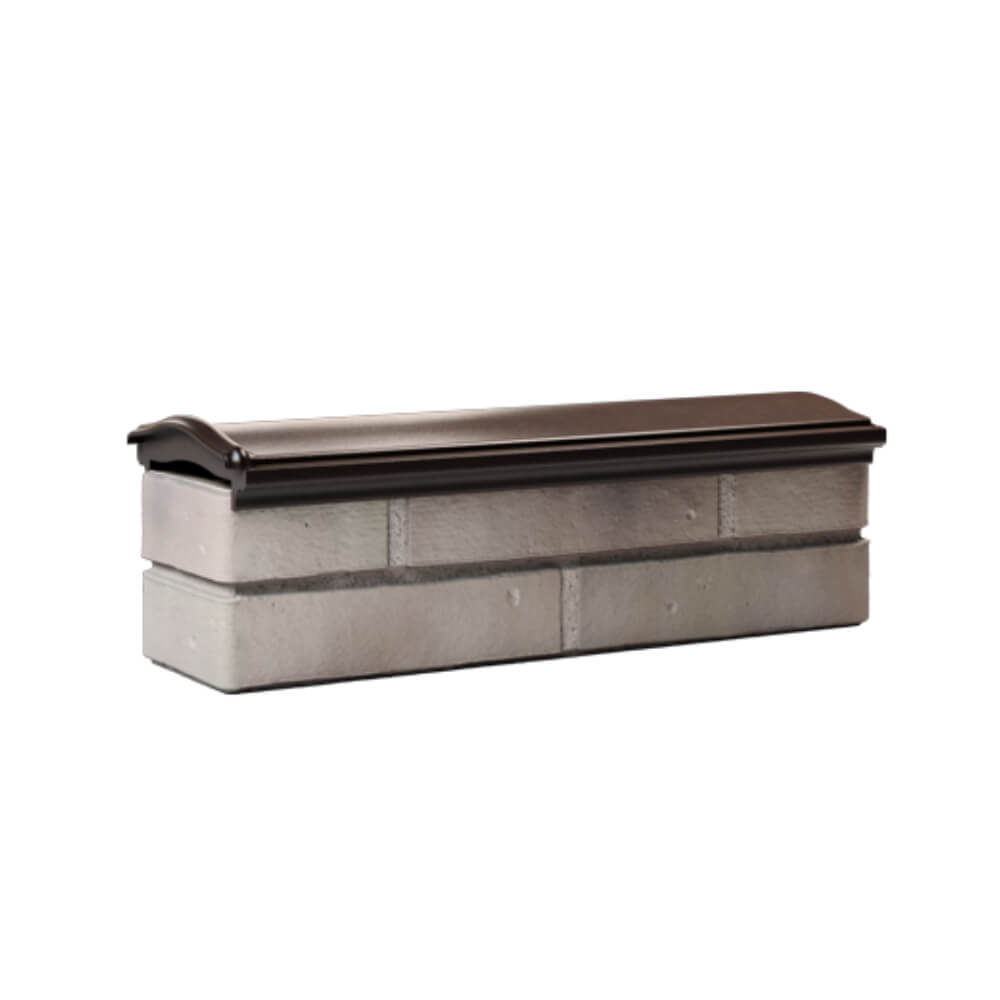 Парапет Zking Монблан Коричневый посадка на 0.5 кирпича (130мм) Заринск фото