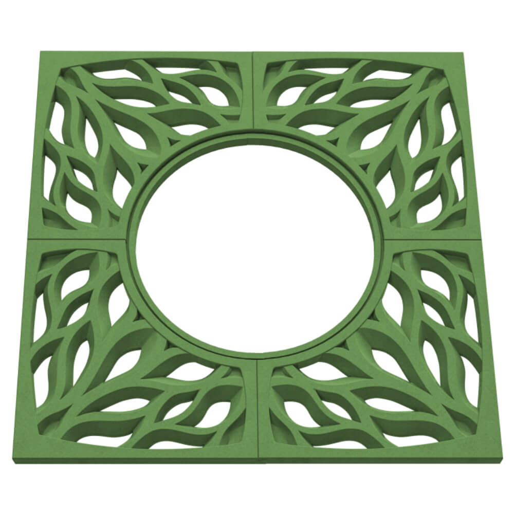 Приствольная решетка для дерева ZKING CRUST 1.2х1.2м Зеленая в Заринске фото